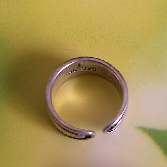 vintage 90s adjustable stamped sterling silver toe ring 🎈HOST PICK🎈 - Picture 3 of 4